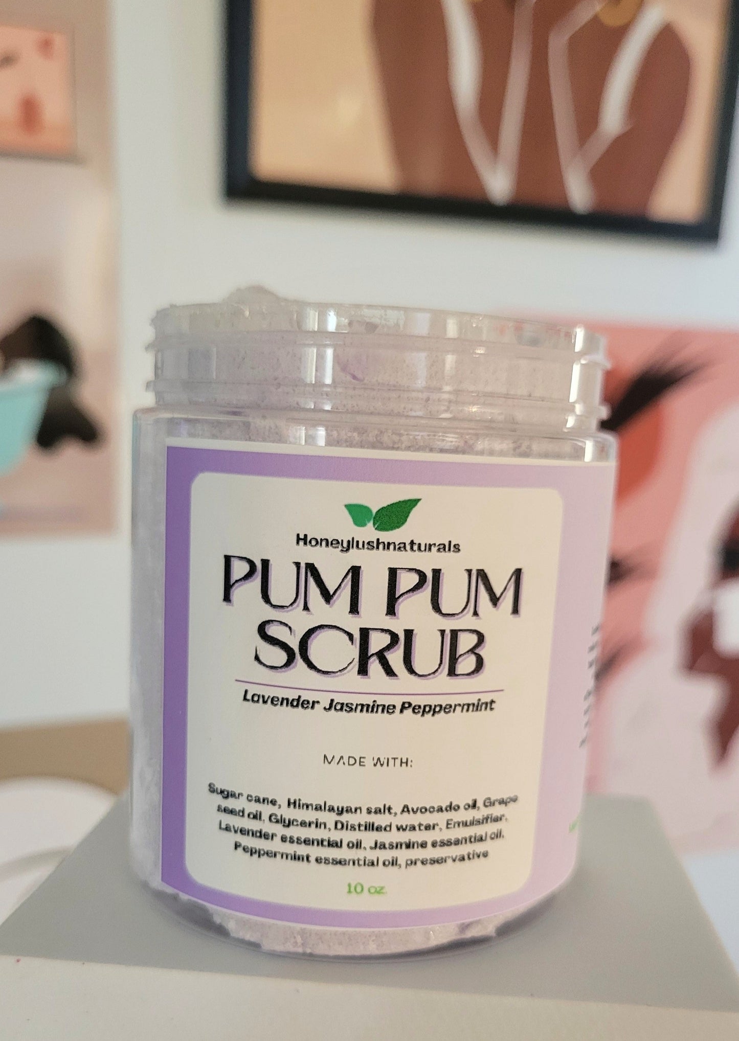 Pum Pum Scrub- Lavender